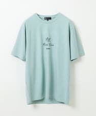 MKKGU29059 MK MICHEL KLEIN HOMME(MKミッシェルクランオム) ロゴプリントTシャツ グリーン(30)