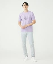 MKKGU29059 MK MICHEL KLEIN HOMME(MKミッシェルクランオム) ロゴプリントTシャツ ラベンダー(60)