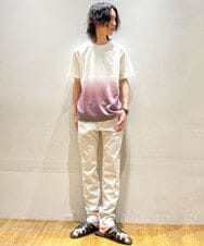 MKKGU30059 MK MICHEL KLEIN HOMME(MKミッシェルクランオム) グラデーションカットソー ピンク(03)