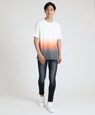 MKKGU30059 MK MICHEL KLEIN HOMME(MKミッシェルクランオム) グラデーションカットソー オレンジ(15)