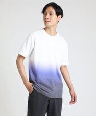 MKKGU30059 MK MICHEL KLEIN HOMME(MKミッシェルクランオム) グラデーションカットソー ブルー(55)