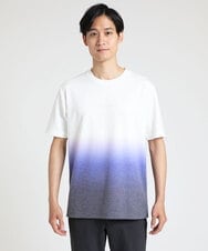 MKKGU30059 MK MICHEL KLEIN HOMME(MKミッシェルクランオム) グラデーションカットソー ブルー(55)