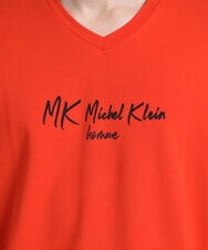 MKKGU31059 MK MICHEL KLEIN HOMME(MKミッシェルクランオム) ブランドロゴカットソー / シルキーテンジク オレンジ(15)