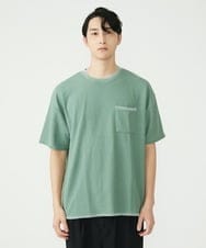 MKKGU79079 MK MICHEL KLEIN HOMME(MKミッシェルクランオム) ブランケットカットソー グリーン(35)