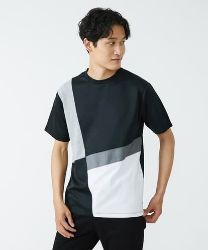 MKKGU83059  ブロック切り替えカットソー 