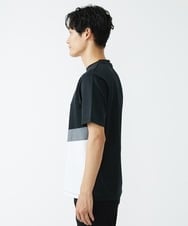 MKKGU83059 MK MICHEL KLEIN HOMME(MKミッシェルクランオム) ブロック切り替えカットソー  ブラック(94)