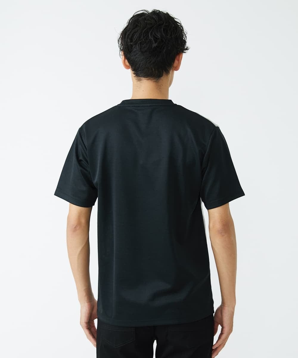 MKKGU83059 MK MICHEL KLEIN HOMME(MKミッシェルクランオム) ブロック切り替えカットソー  ブラック(94)