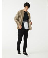 MKKGU83059 MK MICHEL KLEIN HOMME(MKミッシェルクランオム) ブロック切り替えカットソー  ブラック(94)