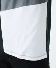 MKKGU83059 MK MICHEL KLEIN HOMME(MKミッシェルクランオム) ブロック切り替えカットソー  ブラック(94)