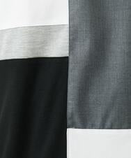 MKKGU84059 MK MICHEL KLEIN HOMME(MKミッシェルクランオム) ブロック柄カットソー ホワイト(90)