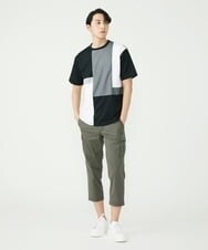MKKGU84059 MK MICHEL KLEIN HOMME(MKミッシェルクランオム) ブロック柄カットソー ブラック(94)