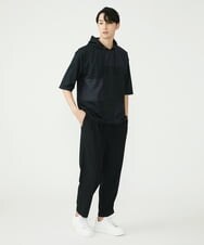 MKKGU86085 MK MICHEL KLEIN HOMME(MKミッシェルクランオム) ブロックパーカー / アイスポンチ ブラック(94)