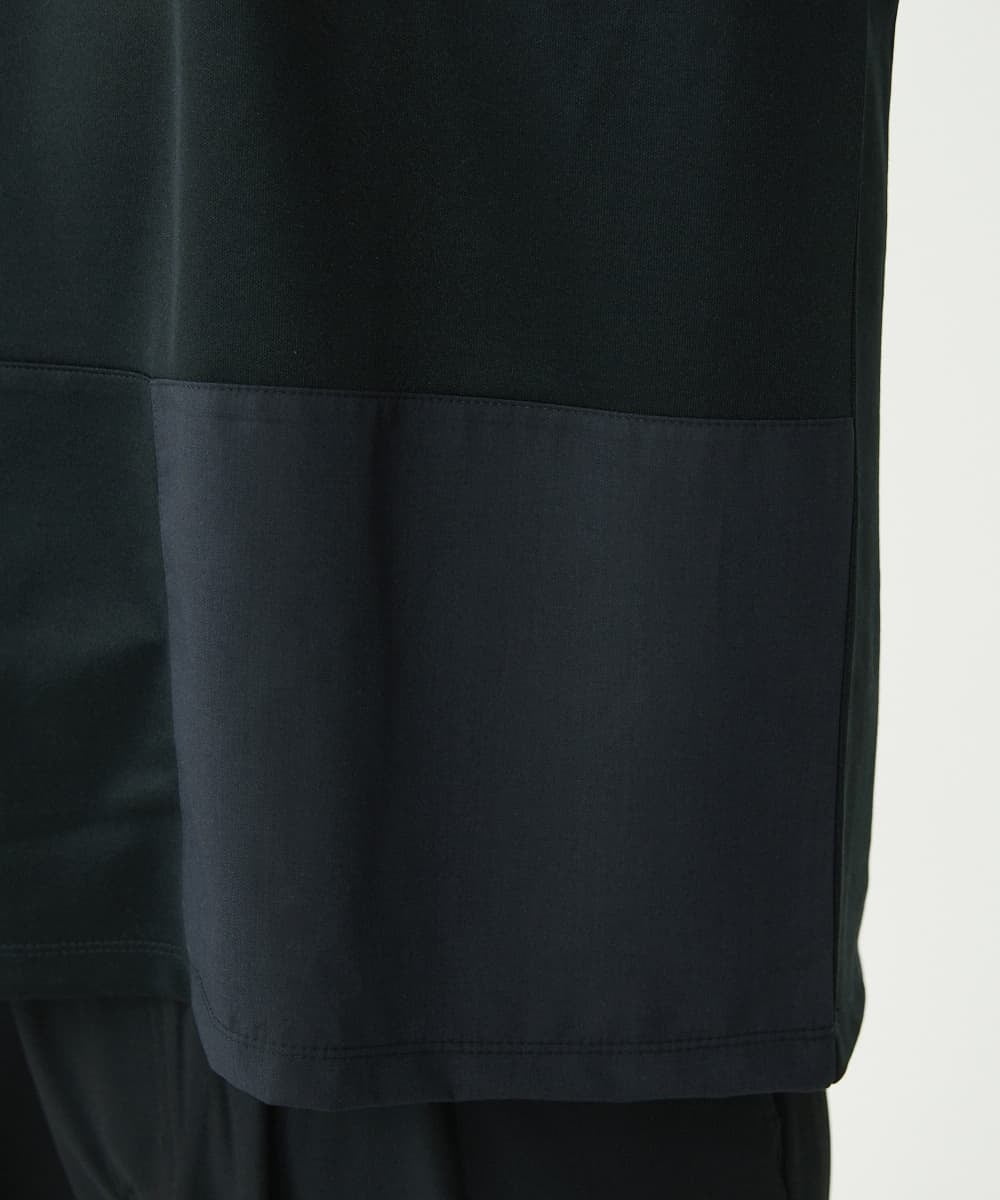 MKKGU86085 MK MICHEL KLEIN HOMME(MKミッシェルクランオム) ブロックパーカー / アイスポンチ ブラック(94)