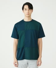 MKKGU87059 MK MICHEL KLEIN HOMME(MKミッシェルクランオム) アイスポンチカットソー グリーン(35)