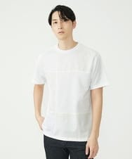 MKKGU87059 MK MICHEL KLEIN HOMME(MKミッシェルクランオム) アイスポンチカットソー ホワイト(90)