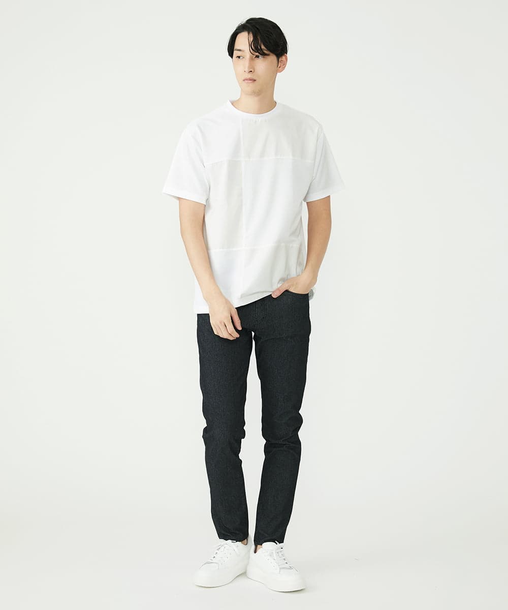 MKKGU87059 MK MICHEL KLEIN HOMME(MKミッシェルクランオム) アイスポンチカットソー ホワイト(90)