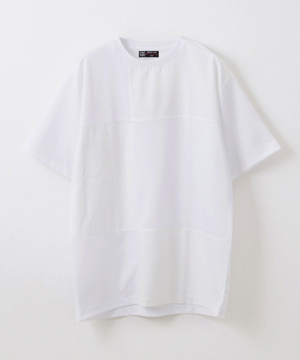 MKKGU87059 MK MICHEL KLEIN HOMME(MKミッシェルクランオム) アイスポンチカットソー ホワイト(90)