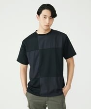 MKKGU87059 MK MICHEL KLEIN HOMME(MKミッシェルクランオム) アイスポンチカットソー ブラック(94)