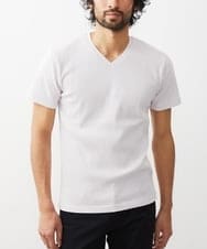 MKKGV54069 MK MICHEL KLEIN HOMME(MKミッシェルクランオム) 【全4サイズ展開】ストライプカットソー ピンク