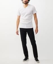 MKKGV54069 MK MICHEL KLEIN HOMME(MKミッシェルクランオム) 【全4サイズ展開】ストライプカットソー ピンク