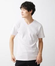 MKKGV54069 MK MICHEL KLEIN HOMME(MKミッシェルクランオム) 【全4サイズ展開】ストライプカットソー ピンク