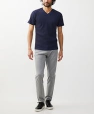 MKKGV54069 MK MICHEL KLEIN HOMME(MKミッシェルクランオム) 【全4サイズ展開】ストライプカットソー ネイビー