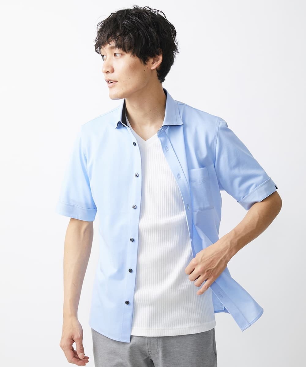 MKKGV54069 MK MICHEL KLEIN HOMME(MKミッシェルクランオム) 【全4サイズ展開】ストライプカットソー ホワイト