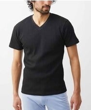 MKKGV54069 MK MICHEL KLEIN HOMME(MKミッシェルクランオム) 【全4サイズ展開】ストライプカットソー ブラック
