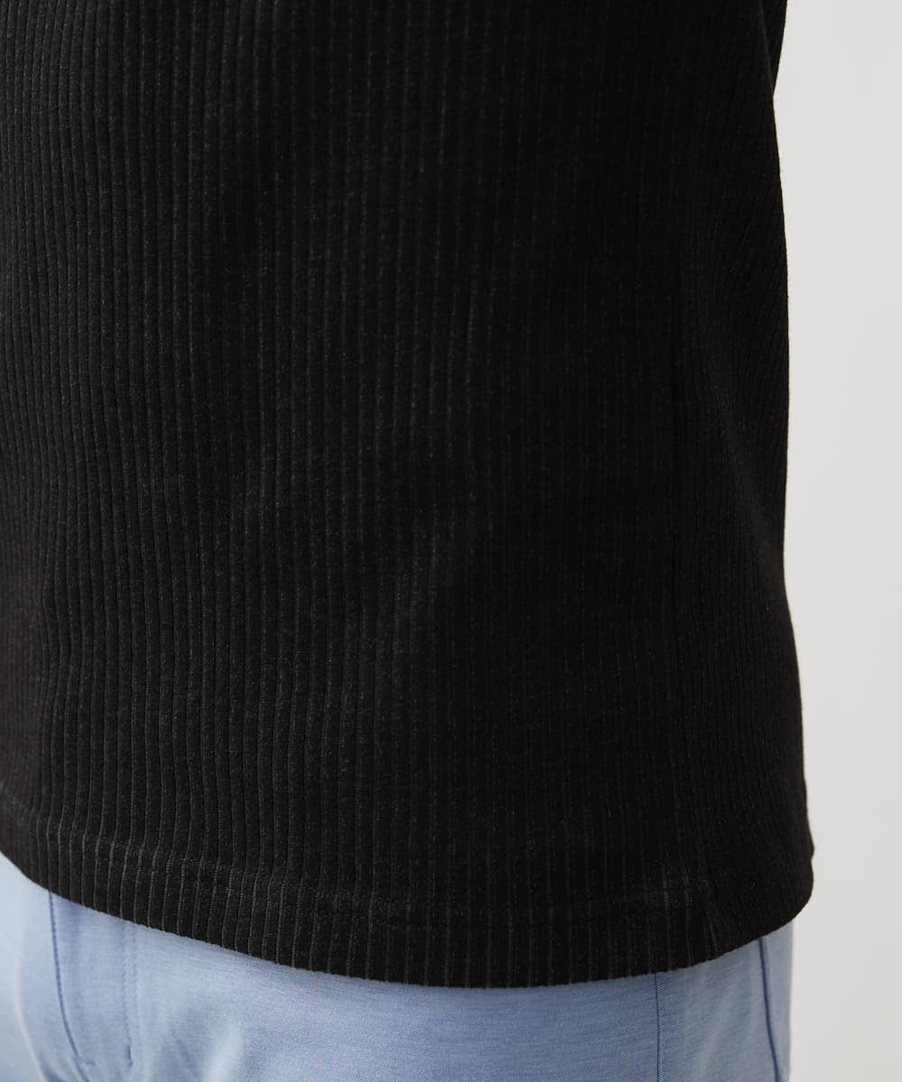 MKKGV54069 MK MICHEL KLEIN HOMME(MKミッシェルクランオム) 【全4サイズ展開】ストライプカットソー ブラック