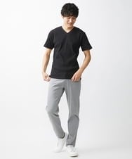MKKGV54069 MK MICHEL KLEIN HOMME(MKミッシェルクランオム) 【全4サイズ展開】ストライプカットソー ブラック