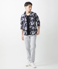 MKKGV59079 MK MICHEL KLEIN HOMME(MKミッシェルクランオム) グレンチェックリンクスカットソー ブラック