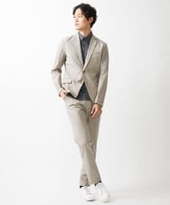 MKKGV60120 MK MICHEL KLEIN HOMME(MKミッシェルクランオム) 【日本製生地】ポロシャツ/ ビンテージフォギーカノコ  ダークグレー