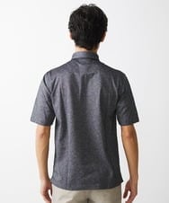 MKKGV60120 MK MICHEL KLEIN HOMME(MKミッシェルクランオム) 【日本製生地】ポロシャツ/ ビンテージフォギーカノコ  ダークグレー