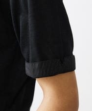 MKKGV60120 MK MICHEL KLEIN HOMME(MKミッシェルクランオム) 【日本製生地】ポロシャツ/ ビンテージフォギーカノコ  ブラック