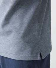 MKKGV62095 MK MICHEL KLEIN HOMME(MKミッシェルクランオム) 【大きいサイズあり】ポロシャツ/TCメランジ ブルー