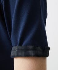 MKKGV62095 MK MICHEL KLEIN HOMME(MKミッシェルクランオム) 【大きいサイズあり】ポロシャツ/TCメランジ ネイビー
