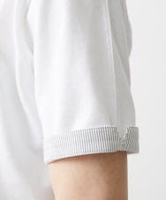 MKKGV62095 MK MICHEL KLEIN HOMME(MKミッシェルクランオム) 【大きいサイズあり】ポロシャツ/TCメランジ ホワイト