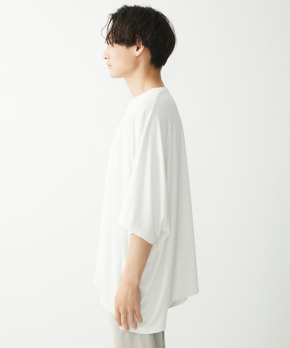 MKKGX36089 MK MICHEL KLEIN HOMME(MKミッシェルクランオム) ボックス変形テレコ ホワイト