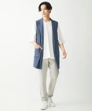 MKKGX36089 MK MICHEL KLEIN HOMME(MKミッシェルクランオム) ボックス変形テレコ ホワイト
