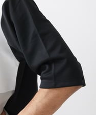 MKKGX41090 MK MICHEL KLEIN HOMME(MKミッシェルクランオム) COOLブロックフーディ / リサイクルポリエステル ブラック