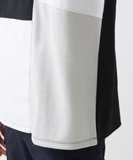 MKKGX41090 MK MICHEL KLEIN HOMME(MKミッシェルクランオム) COOLブロックフーディ / リサイクルポリエステル ブラック