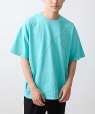 MKKGX42063 MK MICHEL KLEIN HOMME(MKミッシェルクランオム) ピグメントピンタックカットソー グリーン
