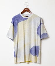 MKKGX43059 MK MICHEL KLEIN HOMME(MKミッシェルクランオム) カットソー/マーブルプリント イエロー