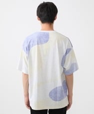 MKKGX43059 MK MICHEL KLEIN HOMME(MKミッシェルクランオム) カットソー/マーブルプリント イエロー
