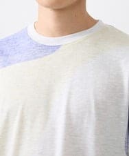 MKKGX43059 MK MICHEL KLEIN HOMME(MKミッシェルクランオム) カットソー/マーブルプリント イエロー