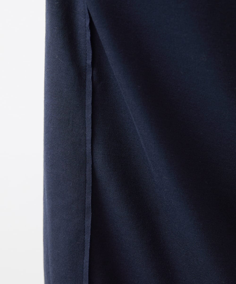 MKKGX45089 MK MICHEL KLEIN HOMME(MKミッシェルクランオム) ダブルフェイスカットソー ネイビー