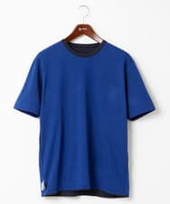 MKKGX45089 MK MICHEL KLEIN HOMME(MKミッシェルクランオム) ダブルフェイスカットソー ネイビー