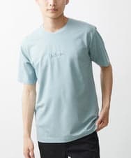 MKKGX47069 MK MICHEL KLEIN HOMME(MKミッシェルクランオム) ミッシェルクランサインカットソー グリーン