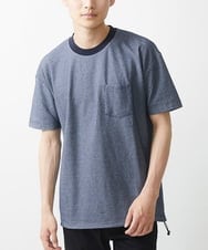 MKKGX53069 MK MICHEL KLEIN HOMME(MKミッシェルクランオム) 【大きいサイズあり】カットソー/サッカージャージ ブルー