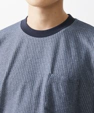 MKKGX53069 MK MICHEL KLEIN HOMME(MKミッシェルクランオム) 【大きいサイズあり】カットソー/サッカージャージ ブルー